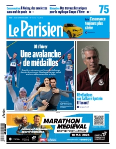 cover Le Parisien Paris n°20260212