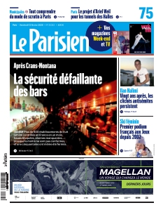 cover Le Parisien Paris n°20260213