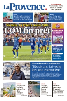 Couverture de La Provence Marseille du 10 août 2025