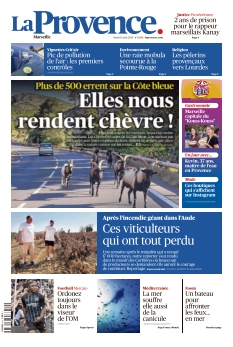 Couverture de La Provence Marseille du 12 août 2025