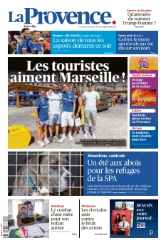 Couverture de La Provence Marseille du 15 août 2025
