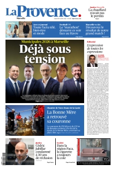 Couverture de La Provence Marseille du 18 octobre 2025
