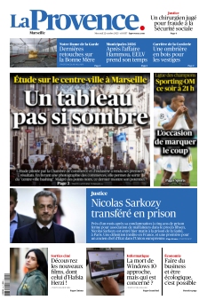 Couverture de La Provence Marseille du 22 octobre 2025