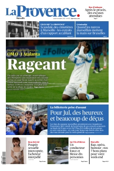 Couverture de La Provence Marseille du 06 novembre 2025