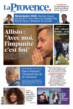 Couverture de La Provence Marseille du 08 novembre 2025