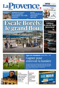 Couverture de La Provence Marseille du 09 décembre 2025