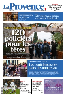 Couverture de La Provence Marseille du 