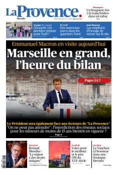 Couverture de La Provence Marseille du 16 décembre 2025