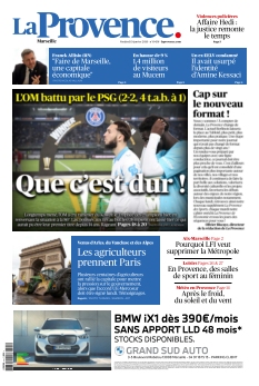 cover La Provence Marseille n°20260109