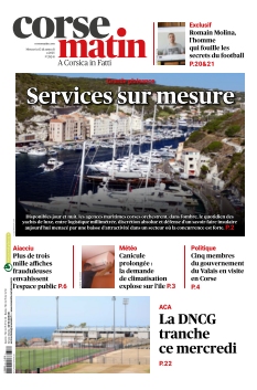 Couverture de Corse Matin du 13 août 2025