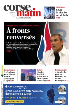 Couverture de Corse Matin du 23 septembre 2025