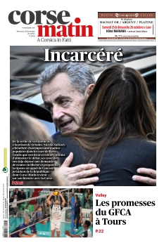 Couverture de Corse Matin du 22 octobre 2025