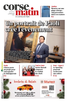Couverture de Corse Matin du 09 novembre 2025