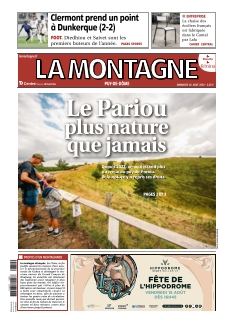 Couverture de La Montagne Clermont-Métropole du 10 août 2025