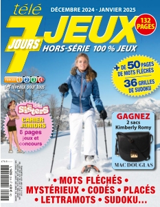 Couverture de Télé 7 Jours Jeux ! Hors Série du 