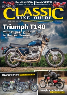Cover of Classic Bike Guide from 