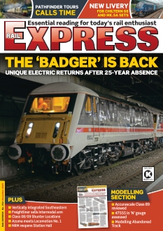 Cover of Rail Express from 