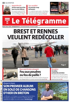 cover Le télégramme Quimper n°20250624