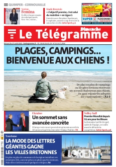 cover Le télégramme Quimper n°20250817