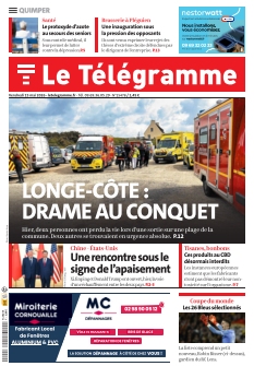 cover Le télégramme Quimper n°20260515