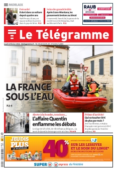 cover Le Télégramme Morlaix n°20260219