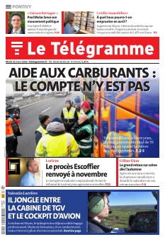 cover Le Télégramme Pontivy n°20260331