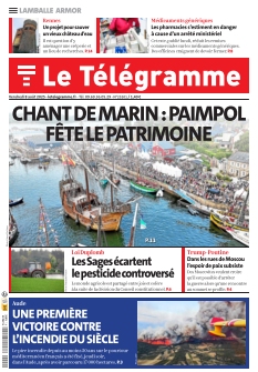 Couverture de Le Télégramme Lamballe -Dinan du 08 août 2025