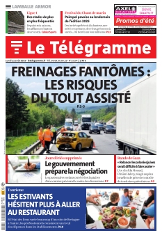 Couverture de Le Télégramme Lamballe -Dinan du 11 août 2025