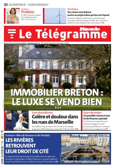 cover Le Télégramme Quimperlé n°20251123