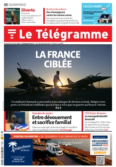 cover Le Télégramme Quimperlé n°20260314