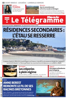 cover Le Télégramme Saint-Brieuc n°20250824