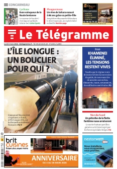 cover Le Télégramme Concarneau n°20260302