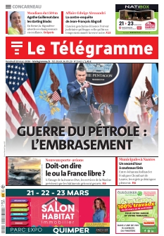 cover Le Télégramme Concarneau n°20260320