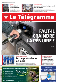 cover Le Télégramme Concarneau n°20260401