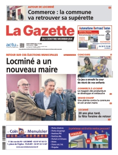 cover La Gazette du Centre Morbihan n°20260319