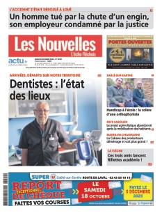cover Les Nouvelles - L'Echo Fléchois n°20251016