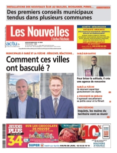 cover Les Nouvelles - L'Echo Fléchois n°20260326