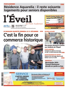 cover L'Eveil de Pont-Audemer n°20251111