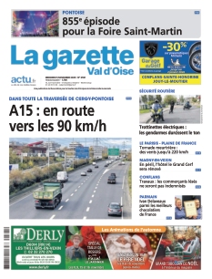 Couverture de La Gazette du Val d'Oise du 05 novembre 2025