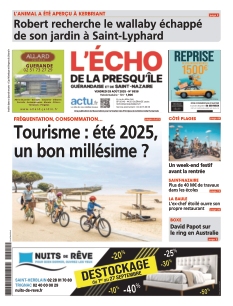 cover L'Echo de la Presqu'île Saint-Nazaire n°20250829