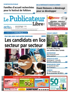 cover Le Publicateur Libre n°20260219