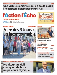 cover L'Echo Sarthois n°20250829
