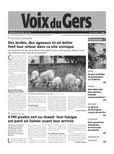 cover Voix du Gers n°20250509