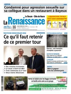 cover La Renaissance - Le Bessin n°20260319