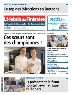 cover L'Hebdo du Finistère Le Progrès de Cornouaille - Le Courrier de Léon n°20260220