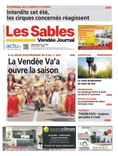 cover Les Sables Vendée Journal n°20240502