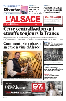 cover L'Alsace - Edition Colmar n°20250524