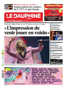 cover Le Dauphiné Libéré - Montélimar & Drôme Provençale n°20250606