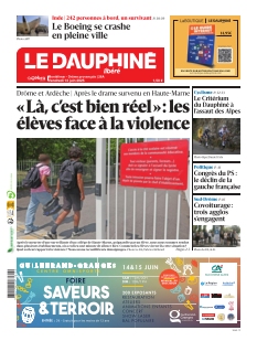 cover Le Dauphiné Libéré - Montélimar & Drôme Provençale n°20250613