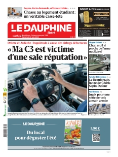 cover Le Dauphiné Libéré - Montélimar & Drôme Provençale n°20250620